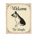 Welcome Home Personalized Slate Plaque