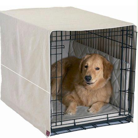 Front Door Dog Crate Cover – Large/Khaki