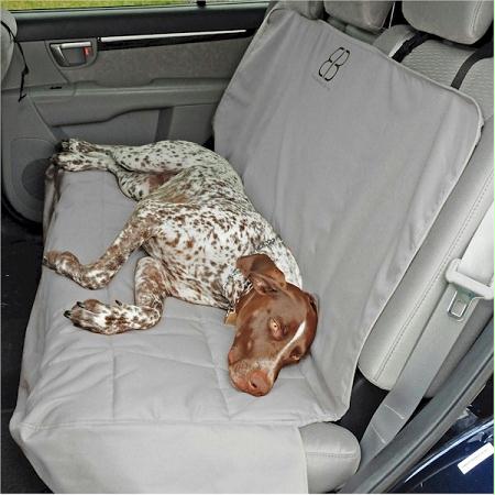 Rear Car Seat Pet Protector – Standard/Tan